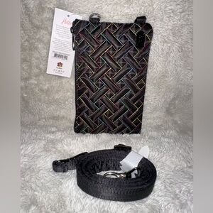 New With Tags Lug Rainbow Stitch Peekaboo Crossbody bag